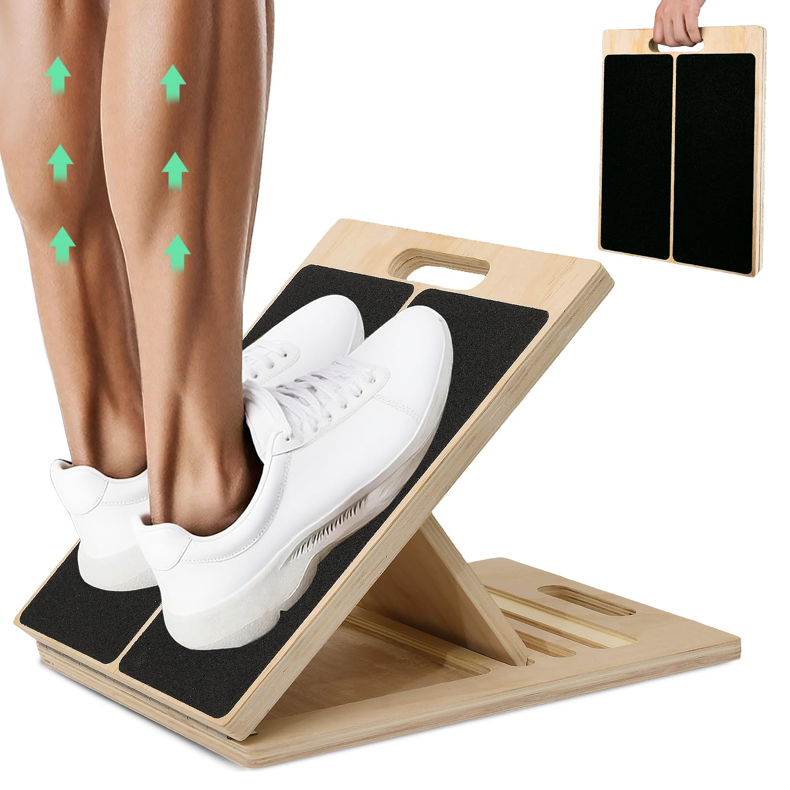 Balance Board Fitness - لوح توازن خشبي 2 في 1