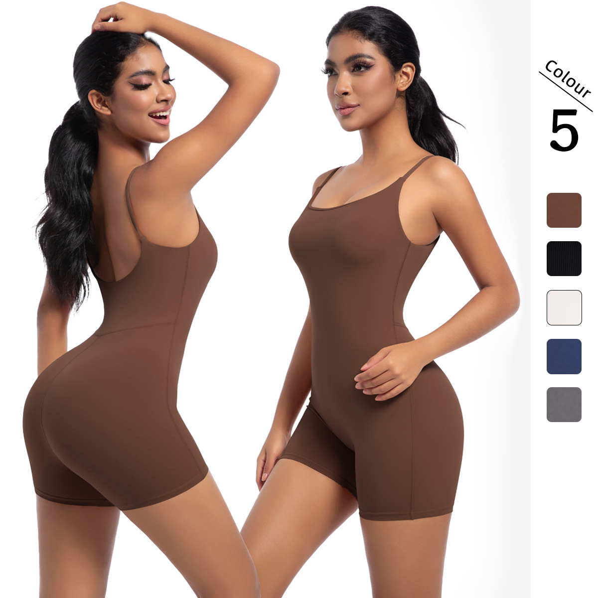 Yoga Fitness Jumpsuit - طقم يوجا بدلة قفز نسائية قطعة