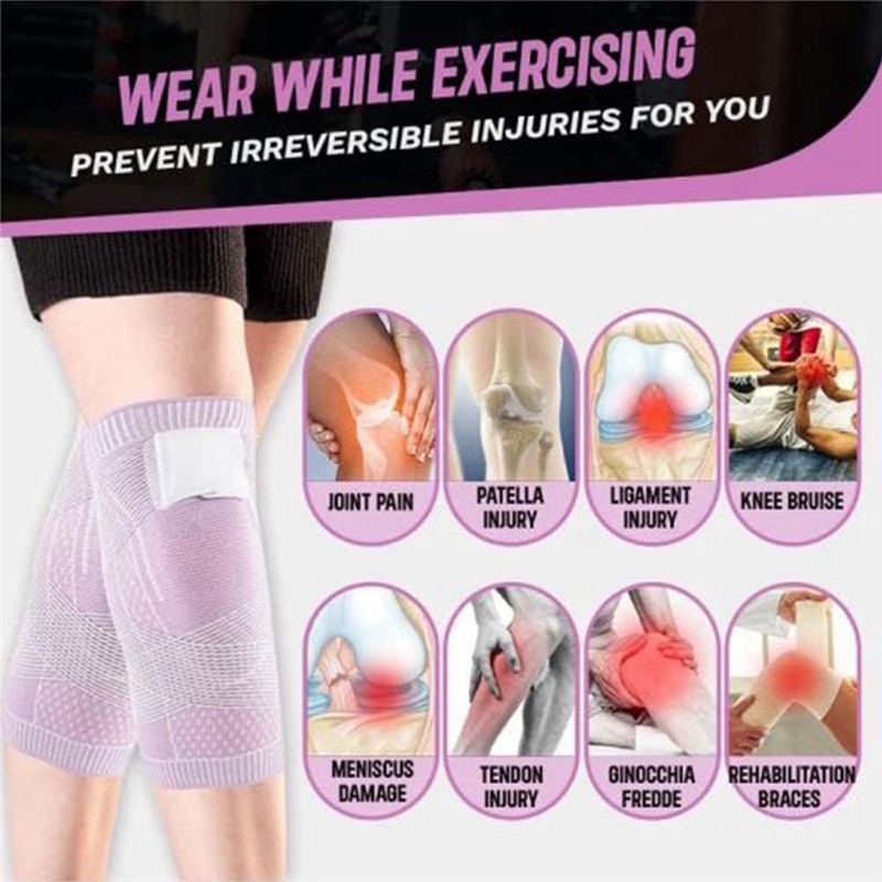 Knee Sleeve Compression - واقيات ركبة رياضية للجنسين، حماية للغضروف