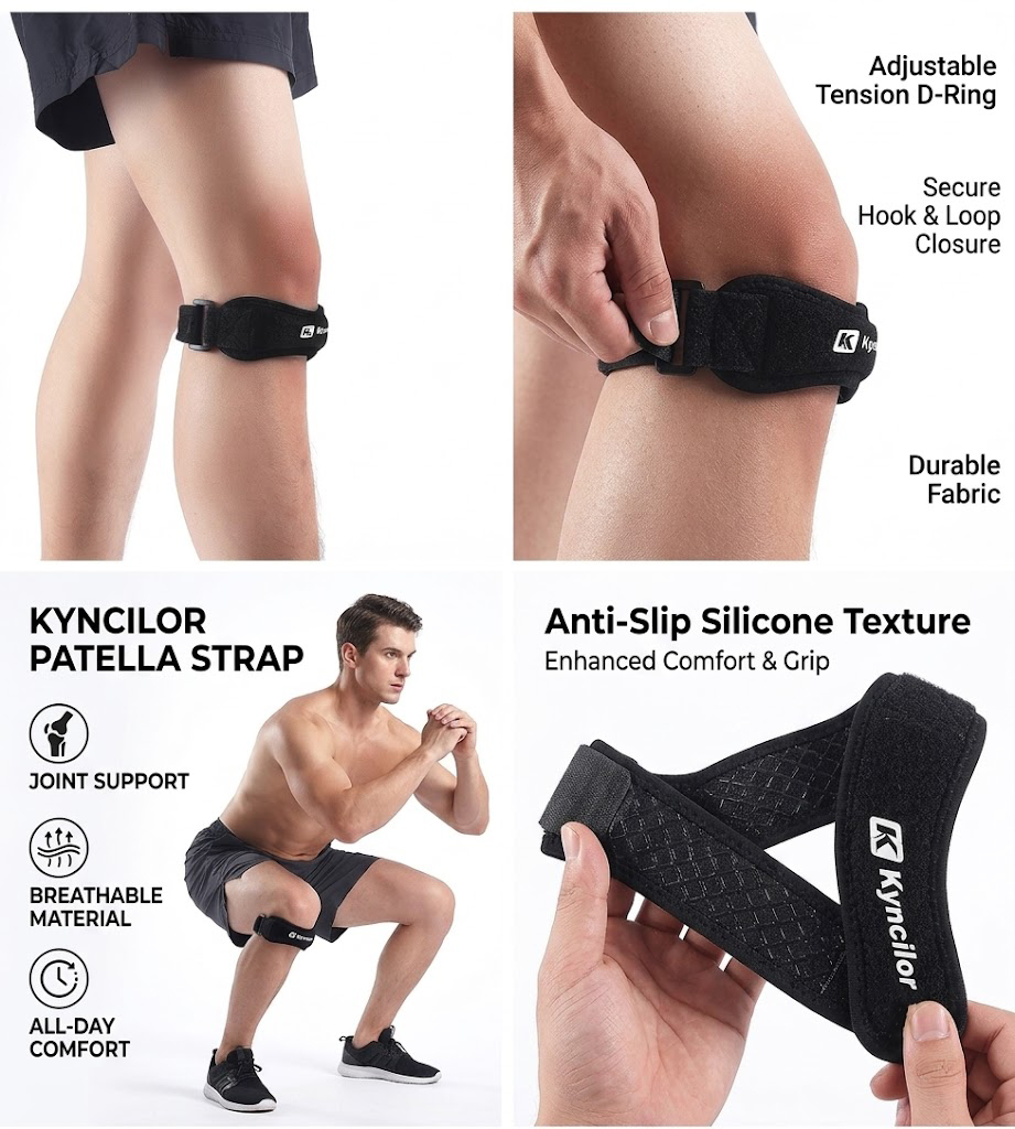 Knee Sleeve Compression - 1 جوارب رياضية للساق، جوارب ضاغطة