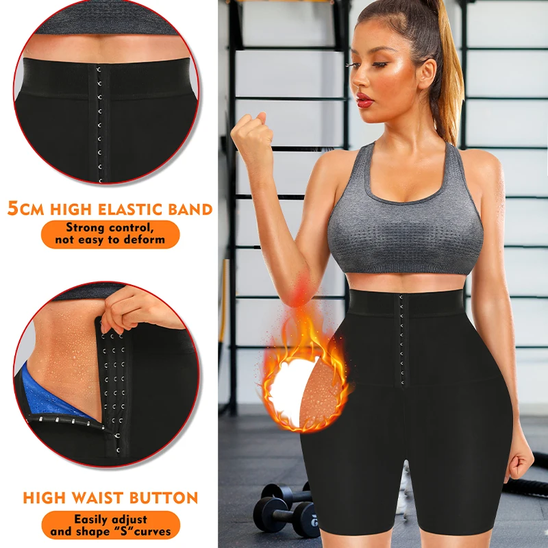 Waist Trainer Women - عرق ساونا السراويل محدد شكل الجسم