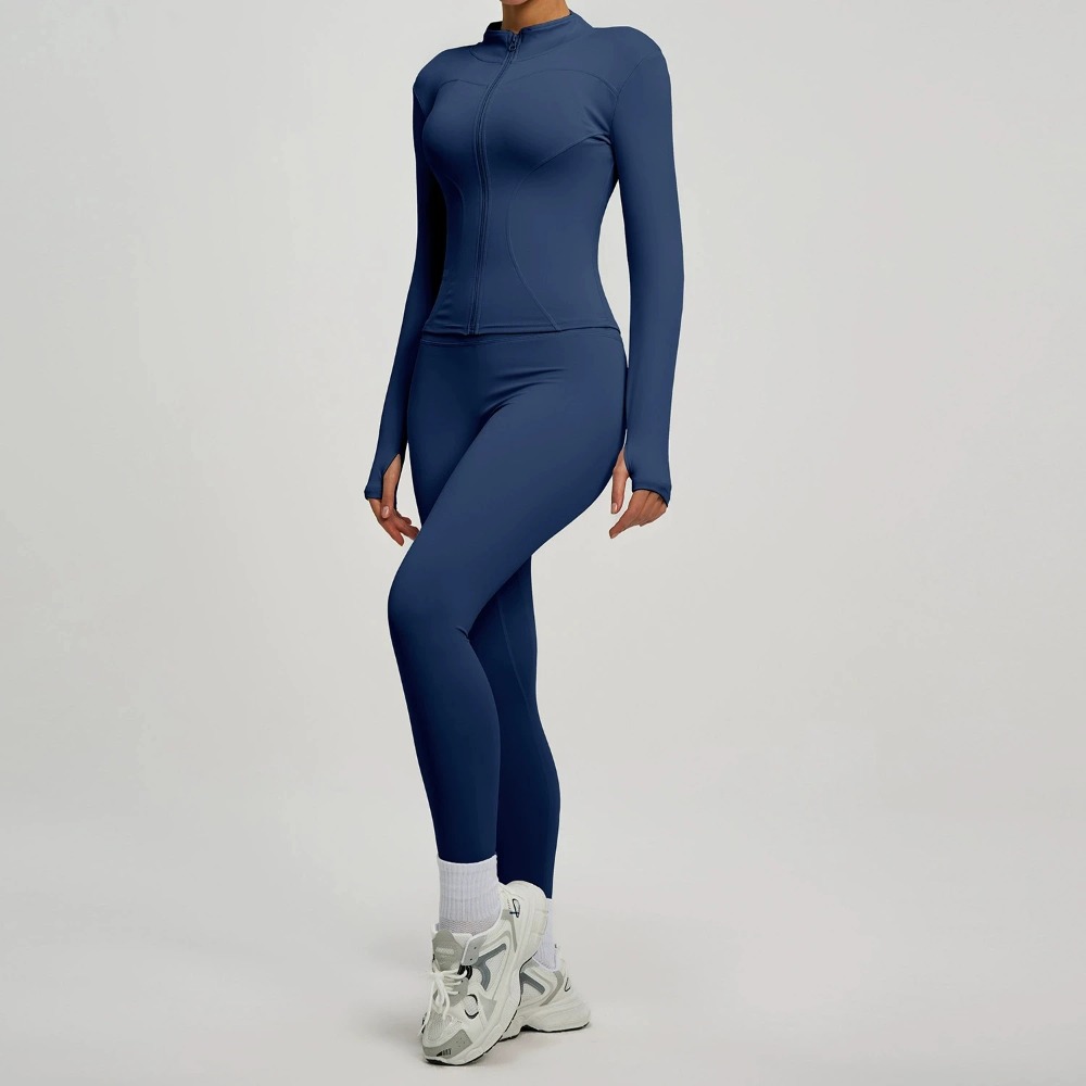 Yoga Fitness Jacket - طقم يوجا نسائي من قطعتين: سترة