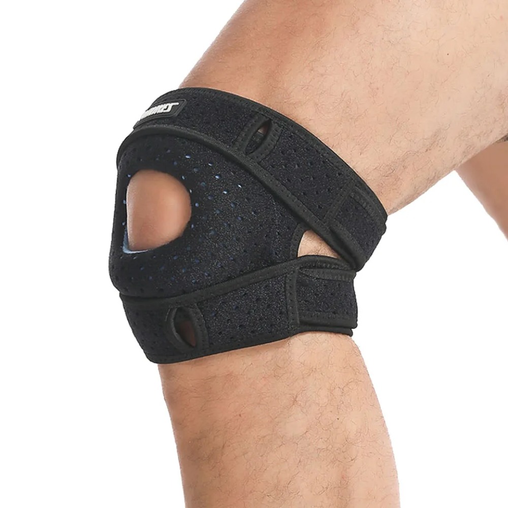 جديد 1 قطعة دعامة الركبة الرضف - مراجعة Knee Sleeve Compression وسعره