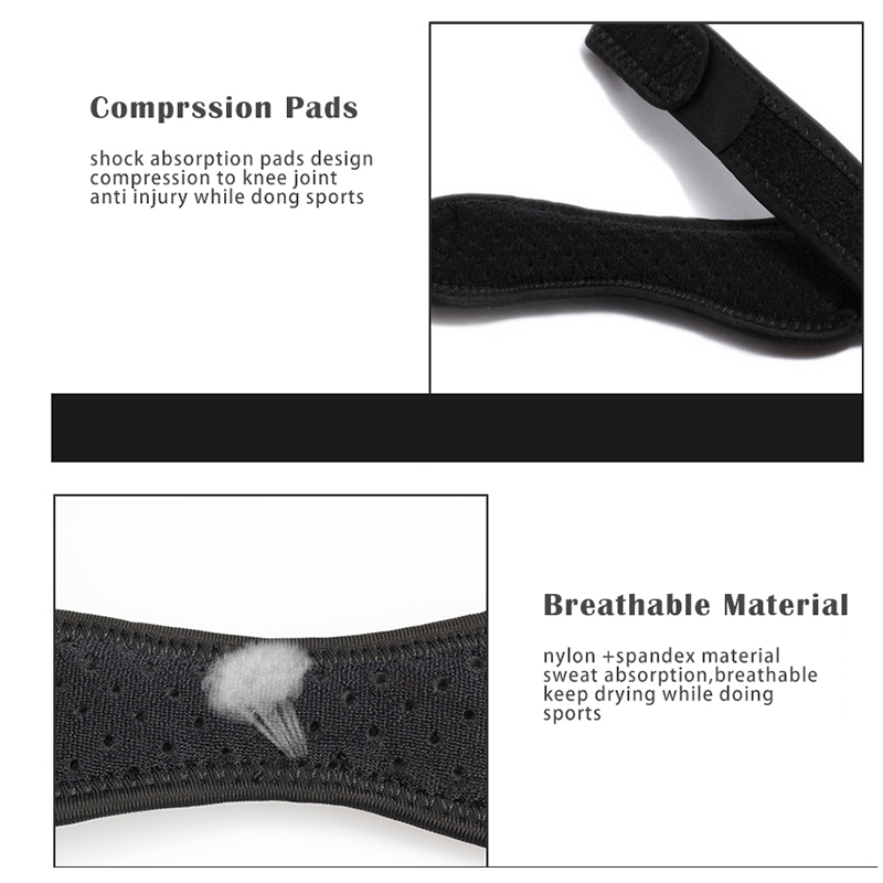 دعامة ركبة قابلة للتعديل لامتص - مراجعة Knee Sleeve Compression وسعره