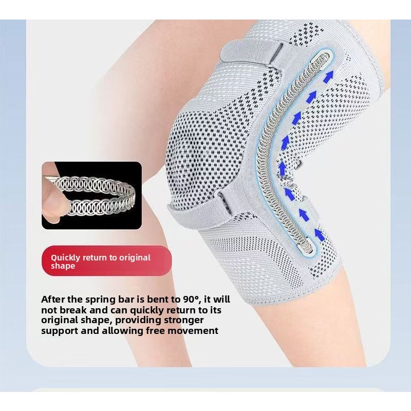 دعامة ركبة رياضية للرجال، مثبت - مراجعة Knee Sleeve Compression وسعره
