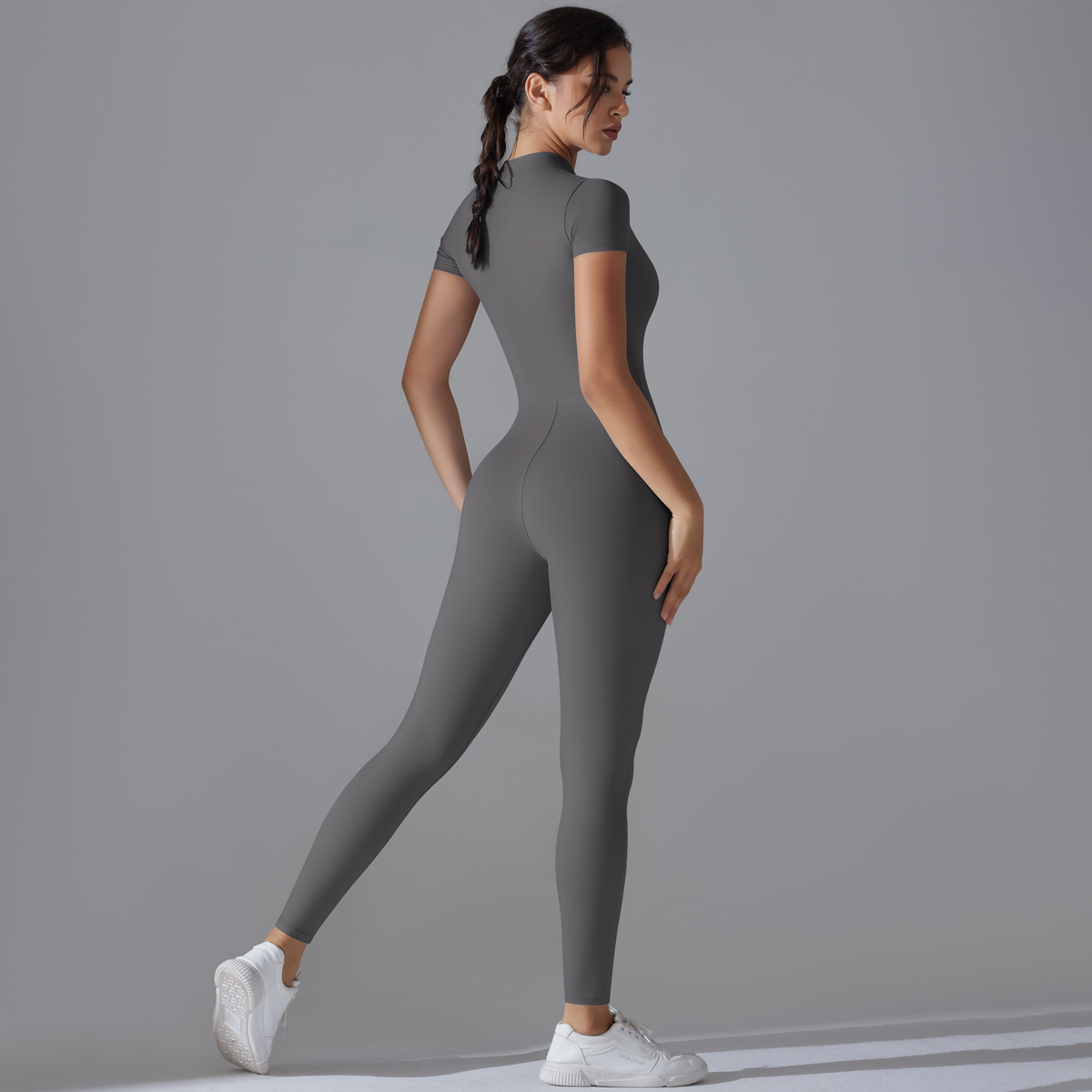 طقم يوجا بدلة قفز نسائية قطعة  - مراجعة Yoga Fitness Jumpsuit وسعره
