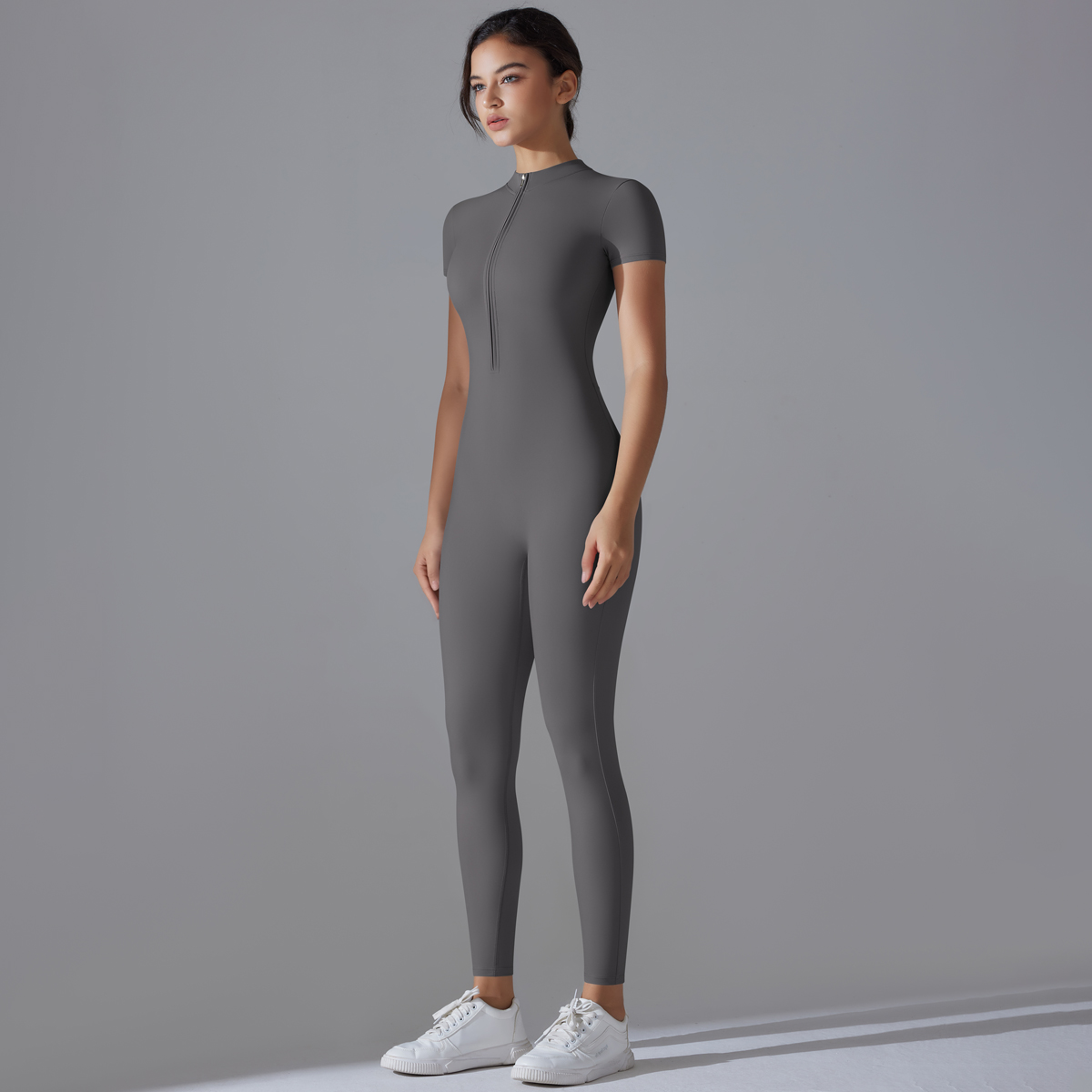 طقم يوجا بدلة قفز نسائية قطعة  - مراجعة Yoga Fitness Jumpsuit وسعره