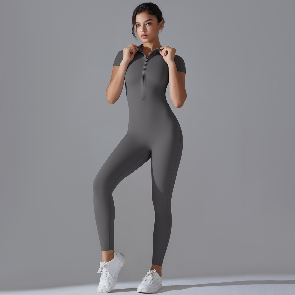 طقم يوجا بدلة قفز نسائية قطعة  - مراجعة Yoga Fitness Jumpsuit وسعره
