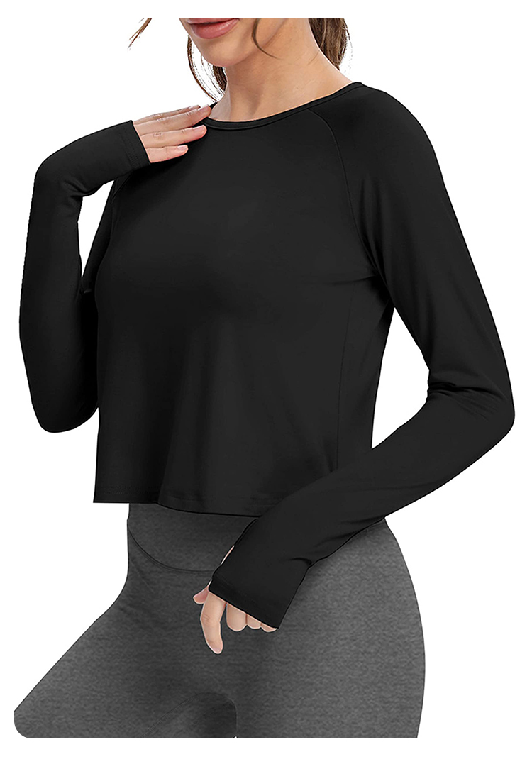 سترة يوجا نسائية بأكمام طويلة، - مراجعة Yoga & Fitness Center وسعره