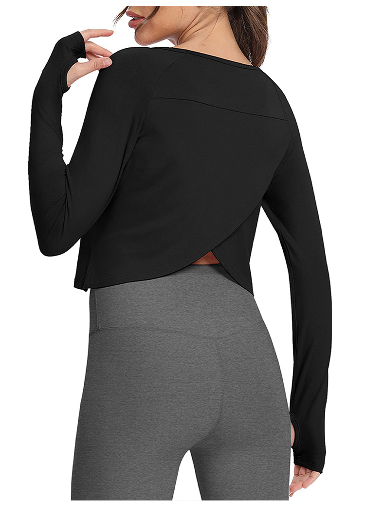 سترة يوجا نسائية بأكمام طويلة، - مراجعة Yoga & Fitness Center وسعره