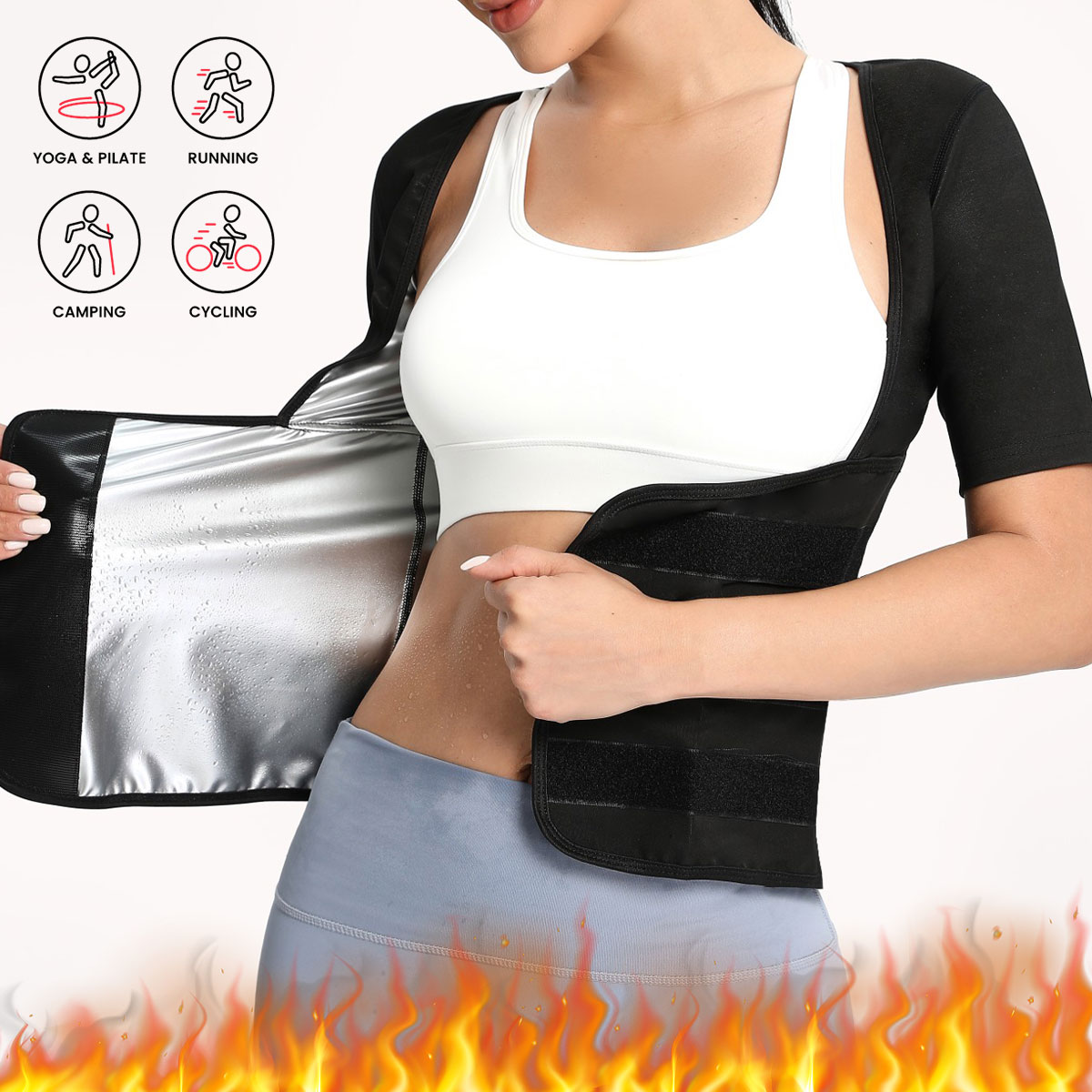 بدلة ساونا للنساء لتشكيل الجسم - مراجعة Waist Trainer Women وسعره