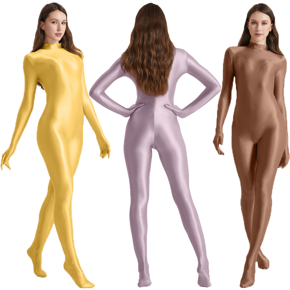 المرأة النفط تمتد عالية الرقبة - مراجعة Yoga Fitness Jumpsuit وسعره
