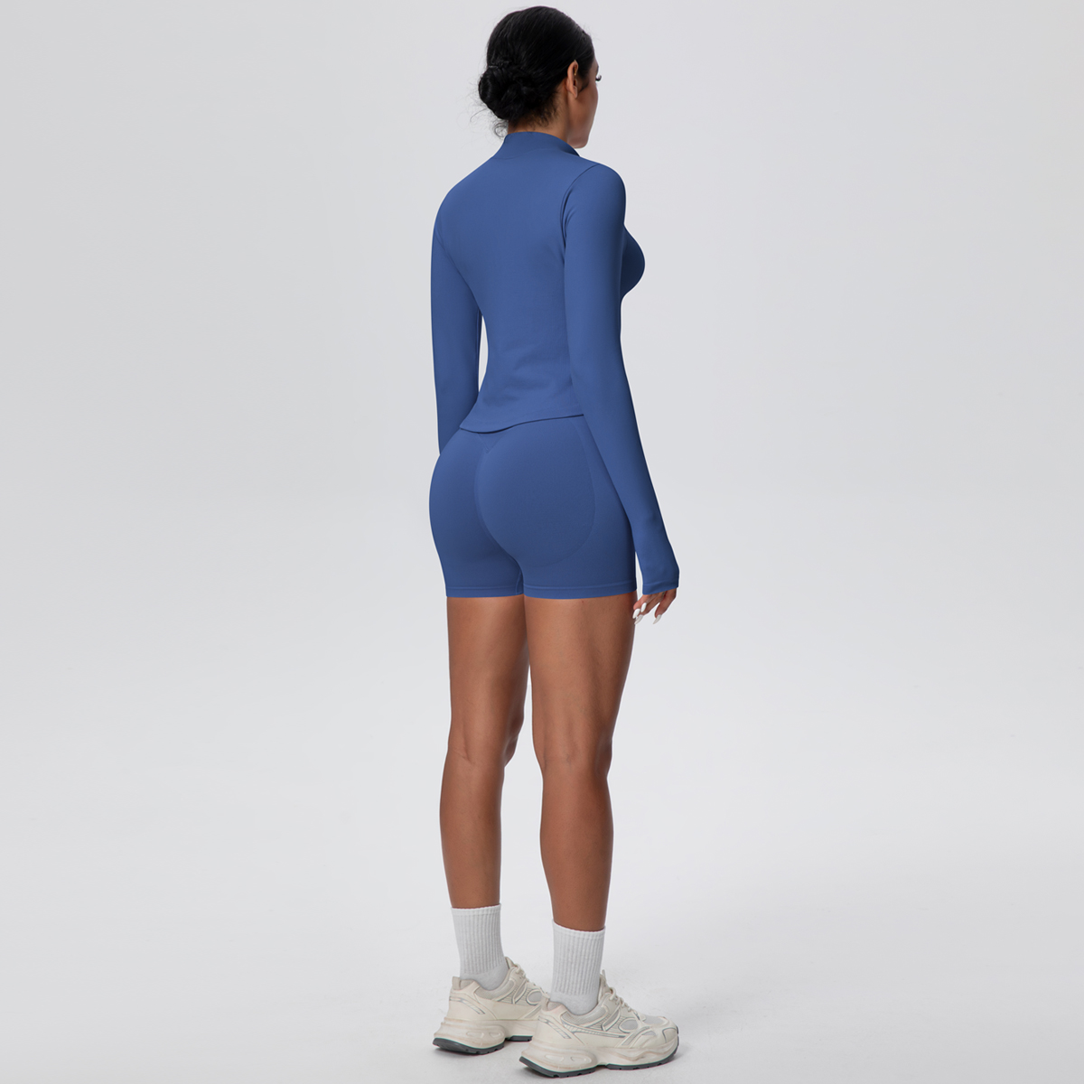 2 قطعة/المجموعة بلون الصالة ال - مراجعة Yoga Fitness Jacket وسعره