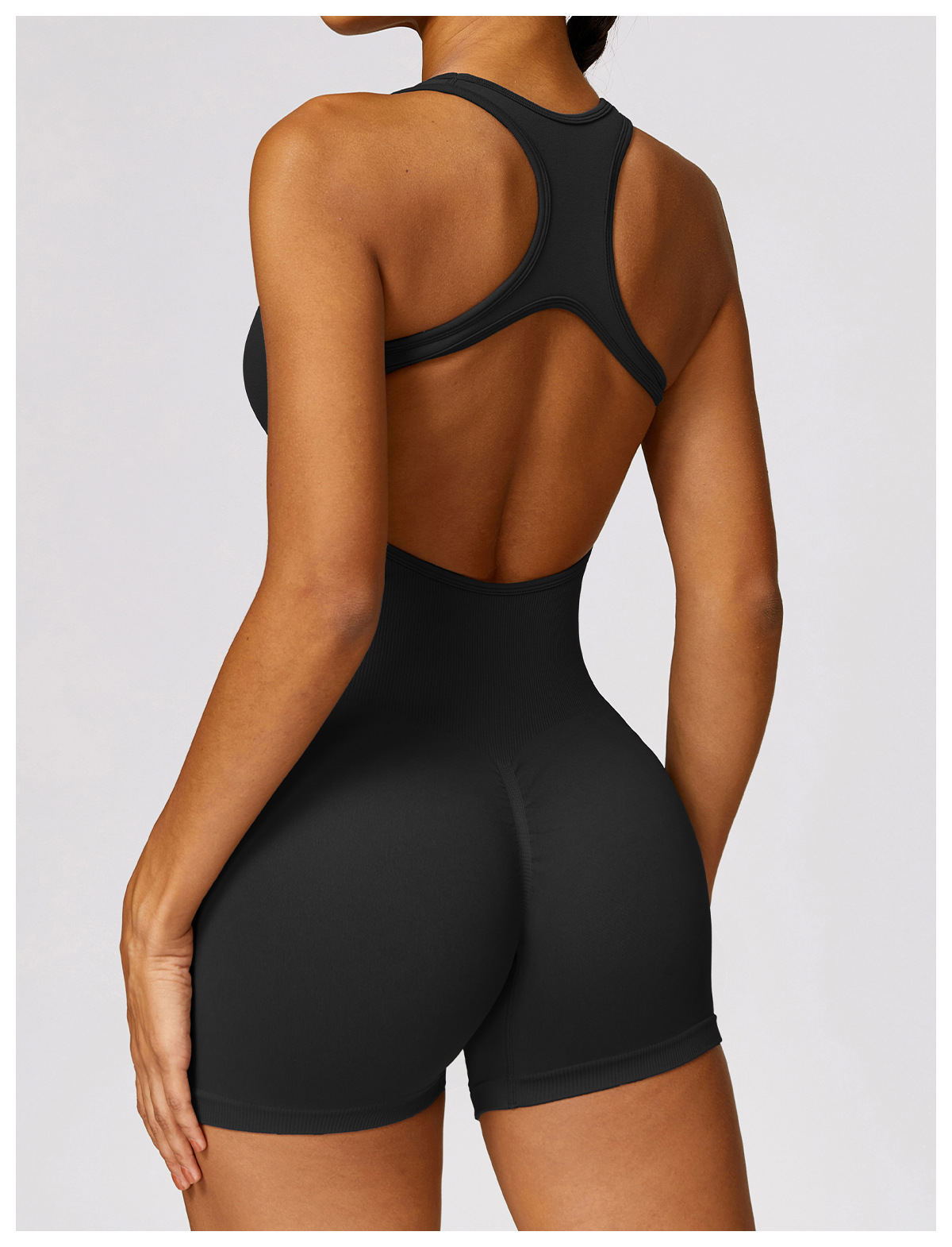 بذلة ظهر مثيرة للنساء ، طقم صا - مراجعة Yoga Fitness Jumpsuit وسعره