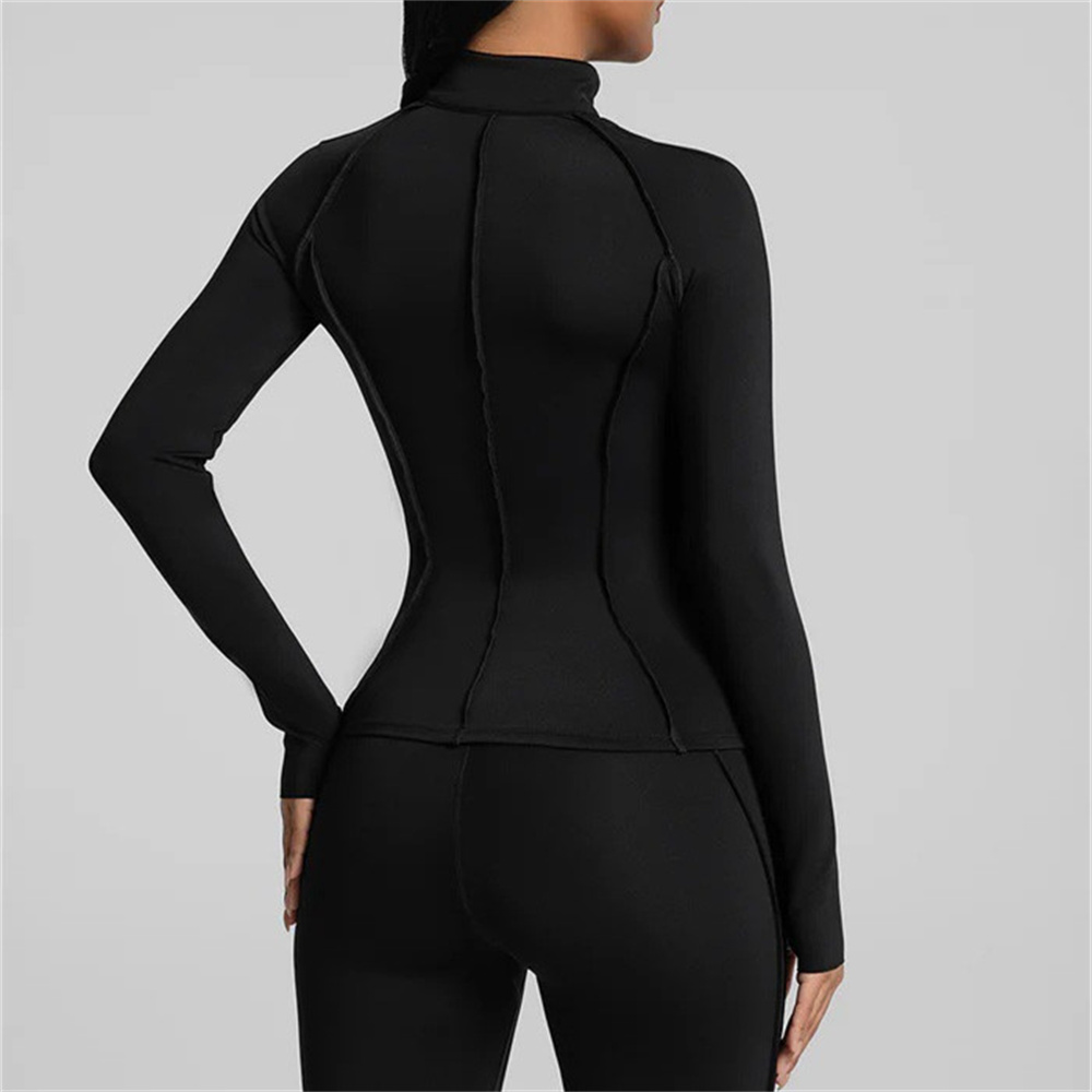 طقم رياضي نسائي من قطعة واحدة  - مراجعة Yoga Fitness Jacket وسعره
