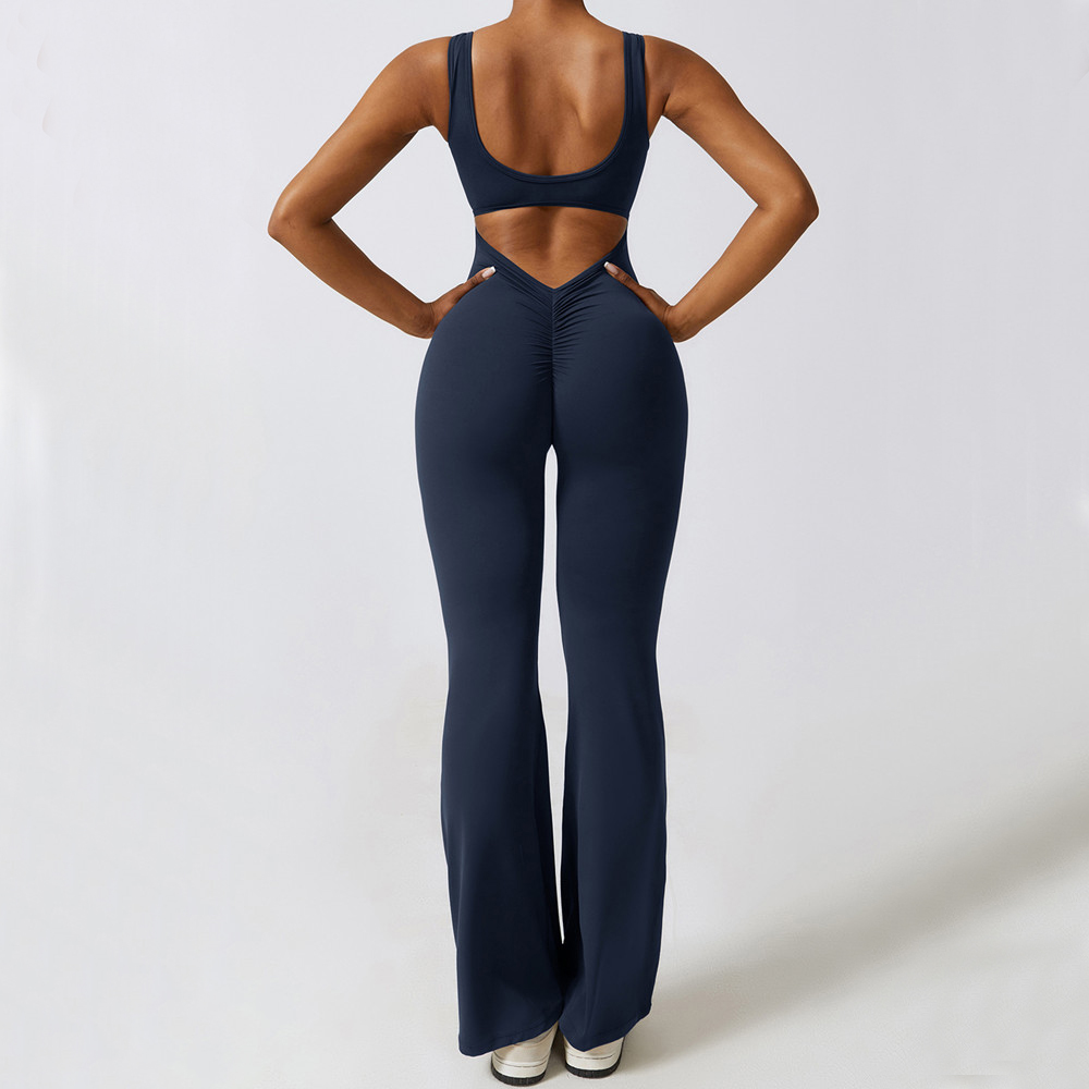 XS-XL جديد الوسادة النساء رياض - مراجعة Yoga Fitness Jumpsuit وسعره