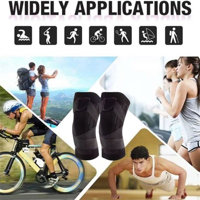 واقيات ركبة رياضية للجنسين، حم - مراجعة Knee Sleeve Compression وسعره