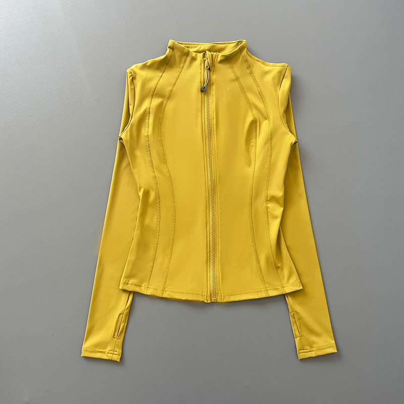 جاكيت رياضي نسائي بأكمام طويلة - مراجعة Yoga Fitness Jacket وسعره