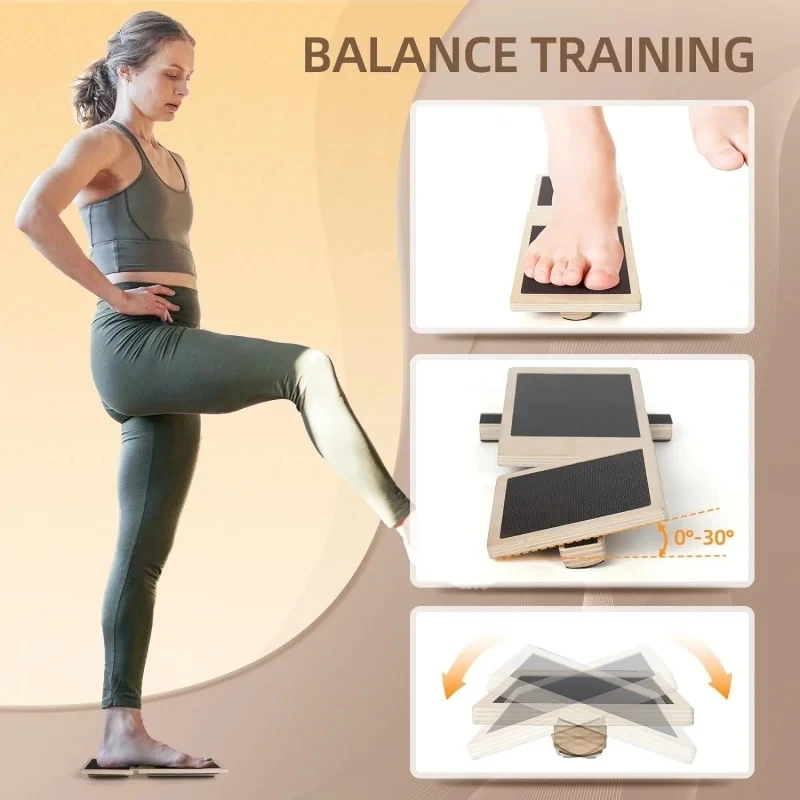 لوح توازن خشبي لمدرب القدم الو - مراجعة Balance Board Fitness وسعره