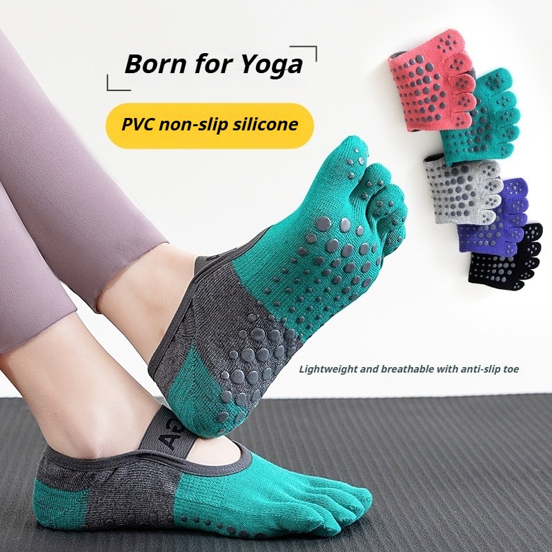 جوارب بيلاتس احترافية مضادة لل - مراجعة Fitness Yoga Pilates وسعره