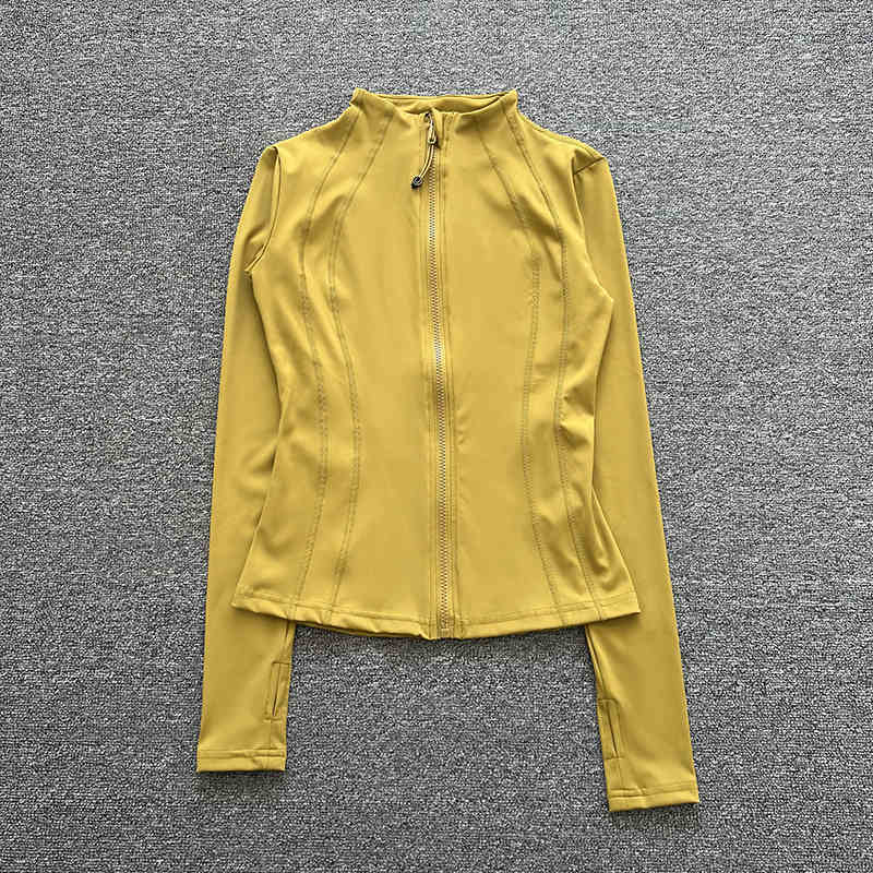 بدلة رياضية بسحاب وياقة واقفة  - مراجعة Yoga Fitness Jacket وسعره