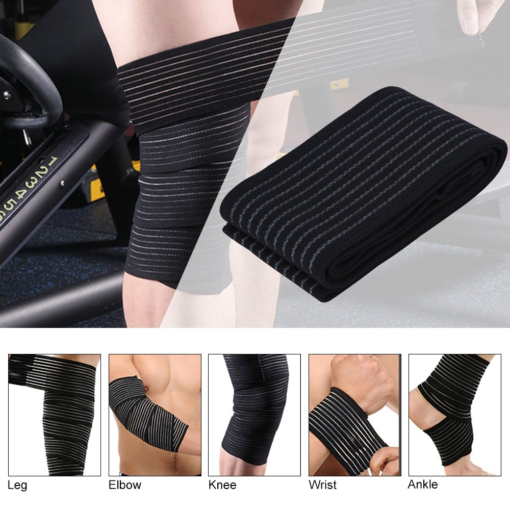 1 قطعة 40-300 سنتيمتر ضغط ضماد - مراجعة Knee Sleeve Compression وسعره