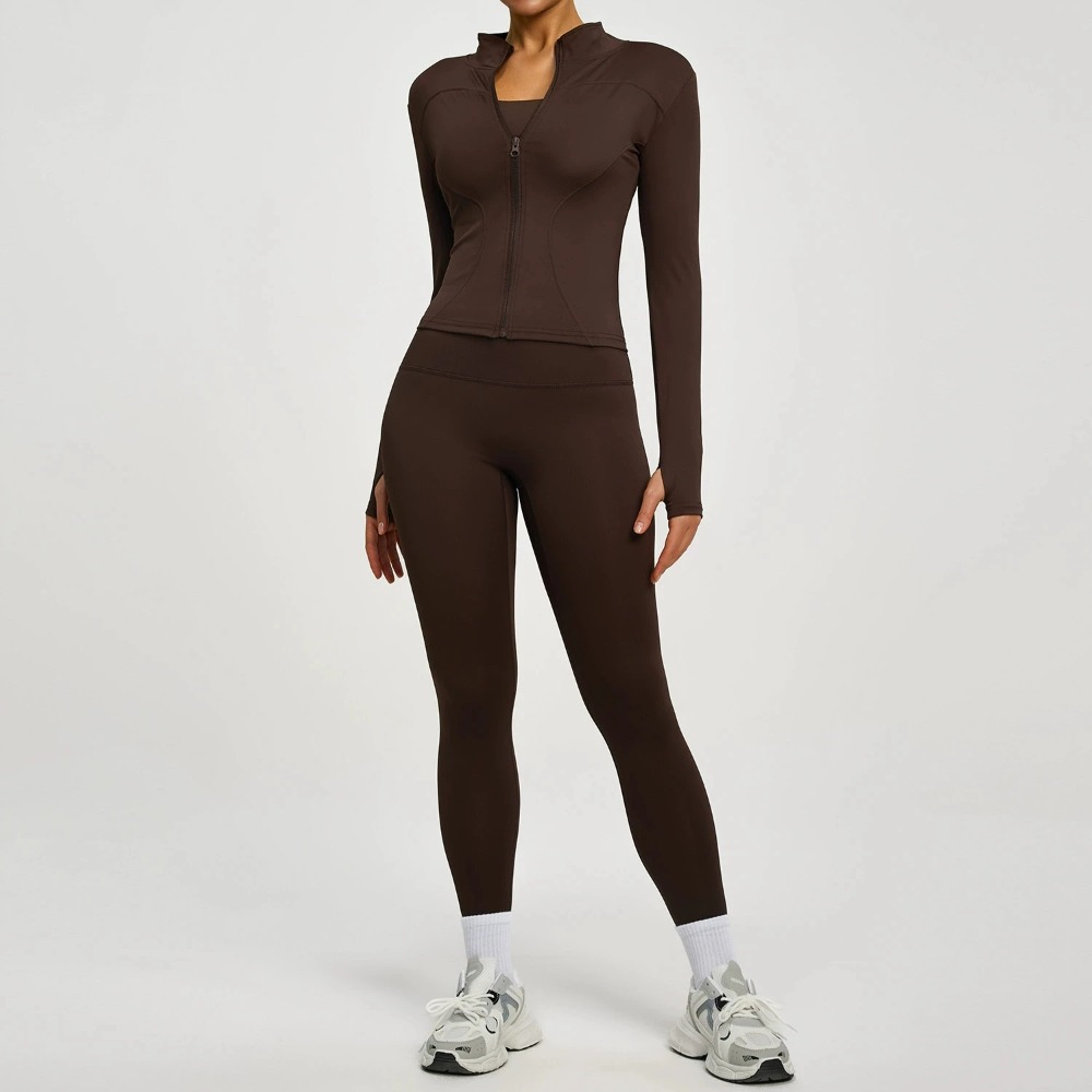 طقم يوجا نسائي من قطعتين: سترة - مراجعة Yoga Fitness Jacket وسعره