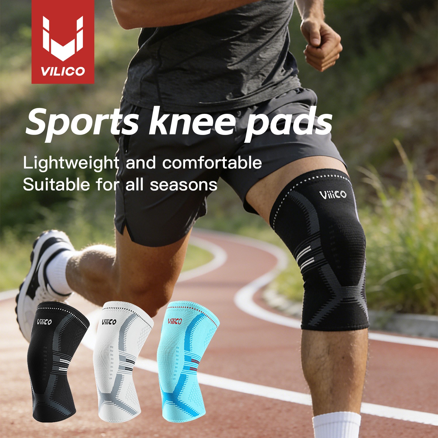 دعامة ركبة للنساء والرجال - غط - مراجعة Knee Sleeve Compression وسعره